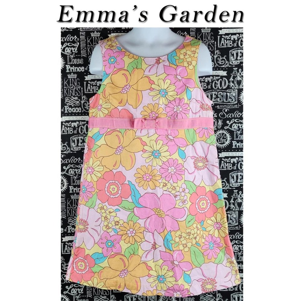 Emma's Garden Floral Dress Size 7🤩